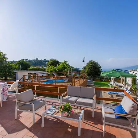Vila Luxury In Villa, Terrazzo Privato Massa Lubrense